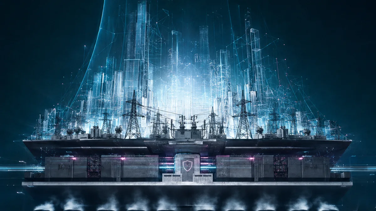 Infraestructura tecnológica de 2027 dividida entre agentes de IA, red eléctrica, chips y seguridad.